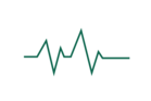 Depiction of a heartbeat graph