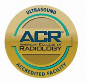 ACR (American College of Radiology) Ultrasound Accredited Facility seal