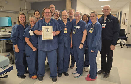 Michael Martin with colleagues