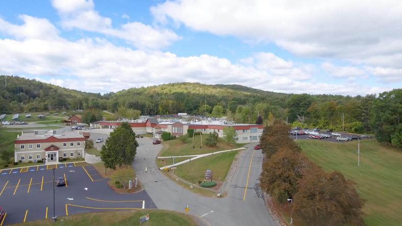 Aerial view of Mt. Ascutney Hospital and Health Center