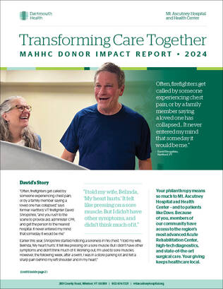 MAHHC Donor Impact Report Cover - Fall 2024